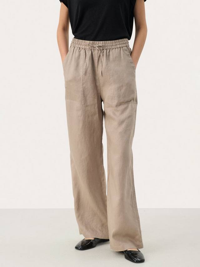 Брюки из чистого льна с завязками eniola Part Two, цвет Desert Taupe
Брюки из чистого льна с завязками eniola Part Two, цвет Desert Taupe