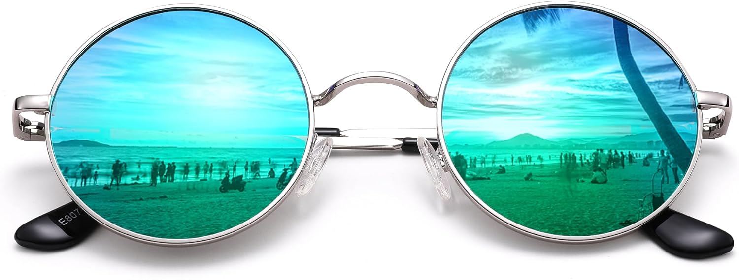 Солнцезащитные очки Pro Acme Small Round Polarized Sunglasses для мужчин и женщин, в стиле ретро, металлические, в стиле хиппи, с защитой от УФ-излучения UV400, G8 - Silver Frame/Green Mirrored Lens
Солнцезащитные очки Pro Acme Small Round Polarized Sunglasses для мужчин и женщин, в стиле ретро, металлические, в стиле хиппи, с защитой от УФ-излучения UV400, G8 - Silver Frame/Green Mirrored Lens