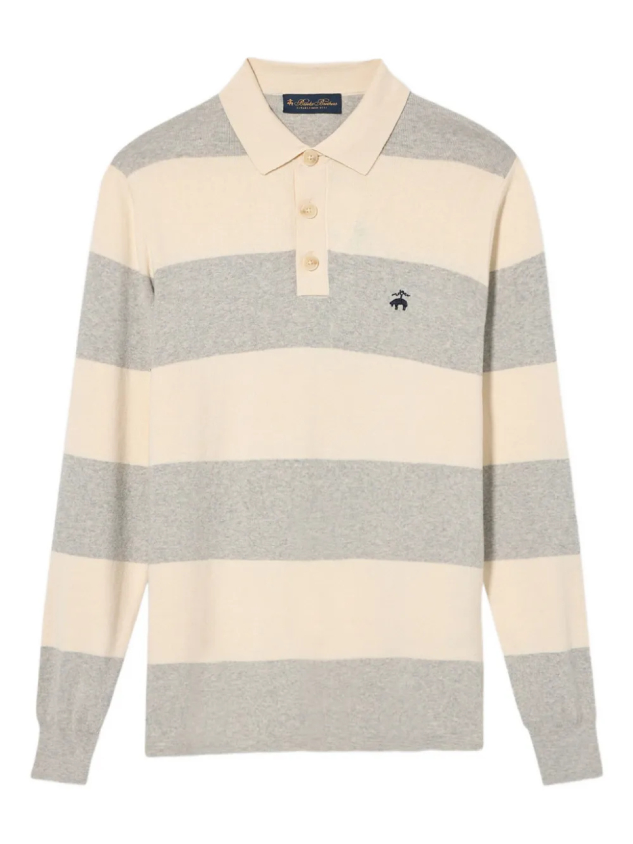 Трикотажная рубашка поло Brooks Brothers, нейтральный
Трикотажная рубашка поло Brooks Brothers, нейтральный