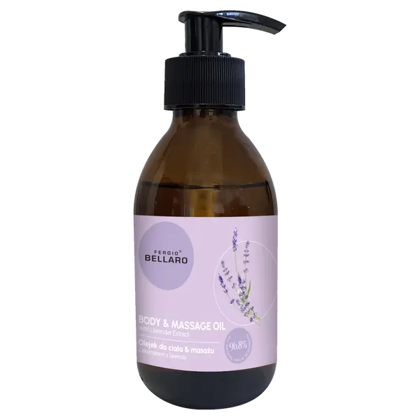 Масло для тела и массажа с экстрактом лаванды, 200 мл Fergio Bellaro Skin food
Масло для тела и массажа с экстрактом лаванды, 200 мл Fergio Bellaro Skin food