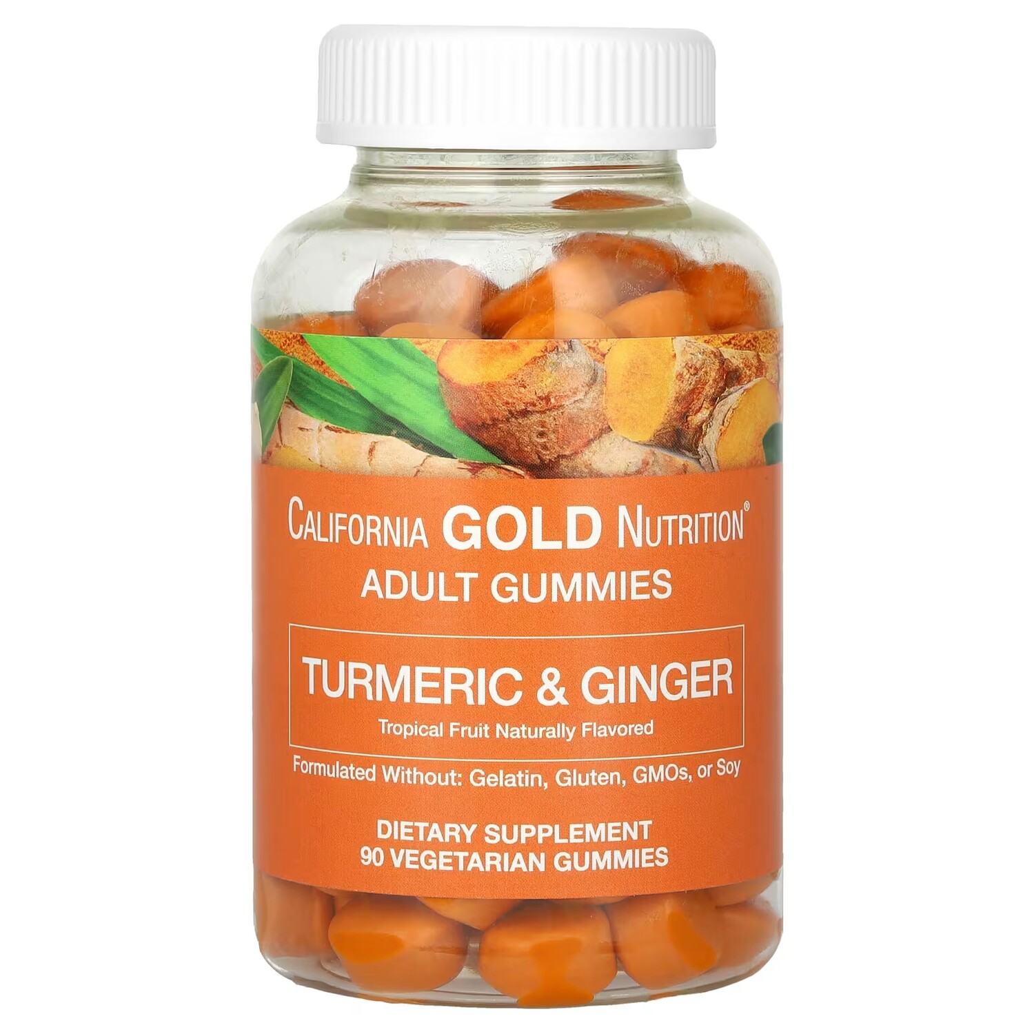 California Gold Nutrition жевательные конфеты с куркумой и имбирем, натуральный вкус тропических фруктов, 90 вегетарианских жевательных конфет
California Gold Nutrition жевательные конфеты с куркумой и имбирем, натуральный вкус тропических фруктов, 90 вегетарианских жевательных конфет