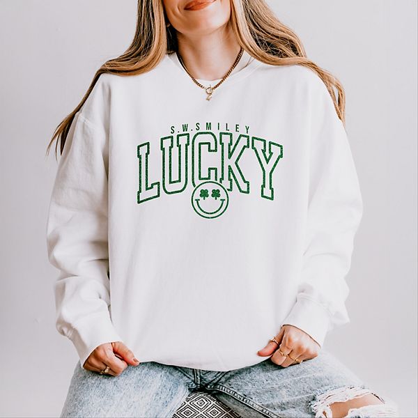 SWSmiley lucky varsity glitter - женский легкий свитшот garment dyed Simply Sage Market, White, Белый, SWSmiley lucky varsity glitter - женский легкий свитшот garment dyed Simply Sage Market, White
SWSmiley lucky varsity glitter - женский легкий свитшот garment dyed Simply Sage Market, White, Белый, SWSmiley lucky varsity glitter - женский легкий свитшот garment dyed Simply Sage Market, White