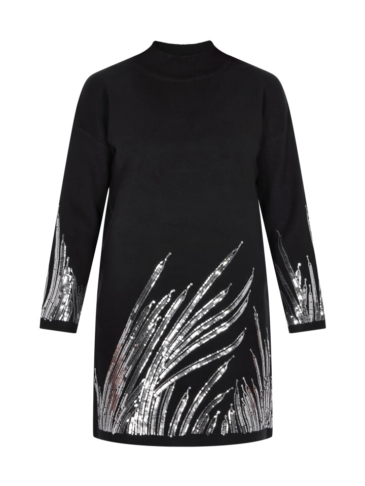 Платье до колена faina Dress, черный 
Платье до колена faina Dress, черный