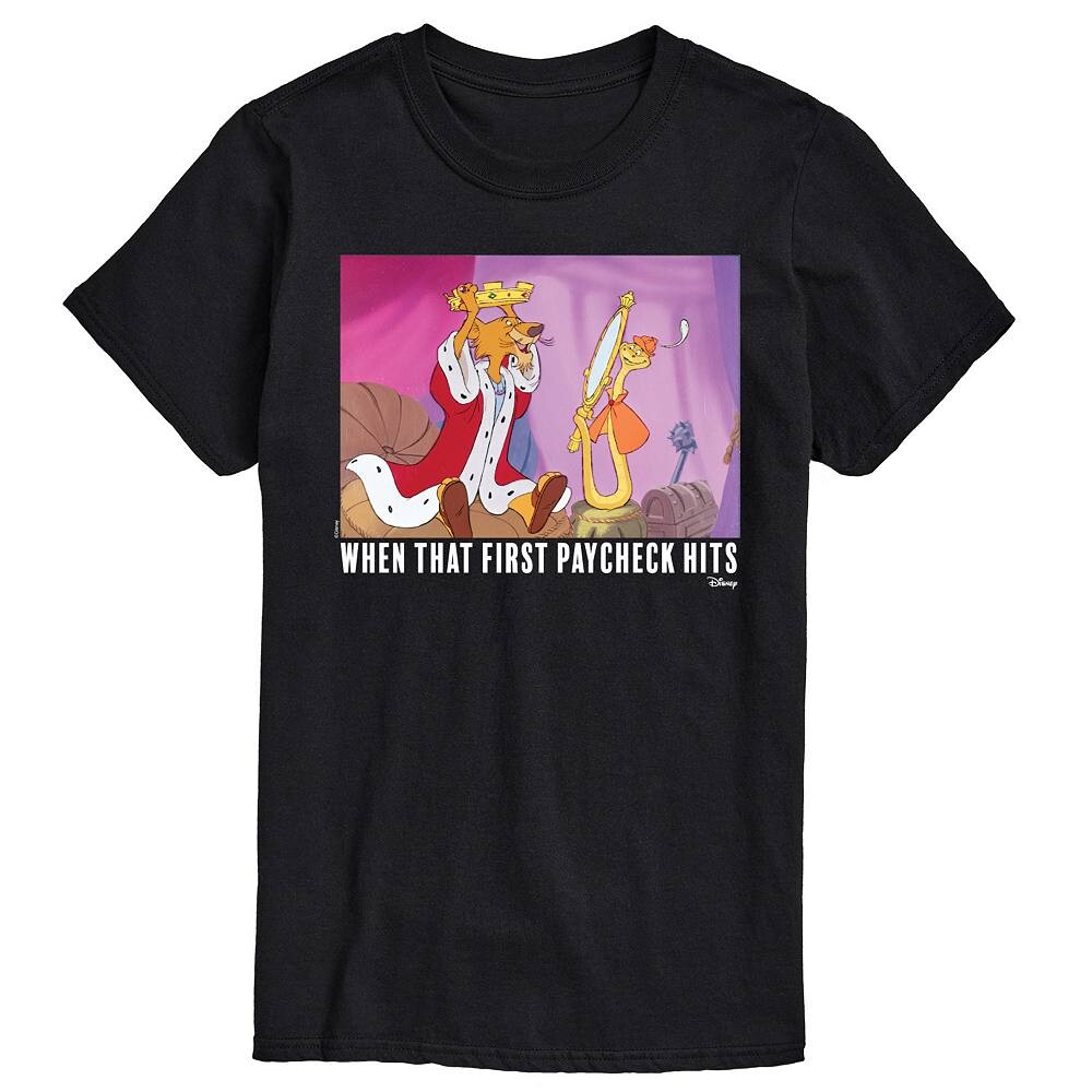 Мужская футболка с рисунком Робин Гуда Disney's, черный
Мужская футболка с рисунком Робин Гуда Disney's, черный