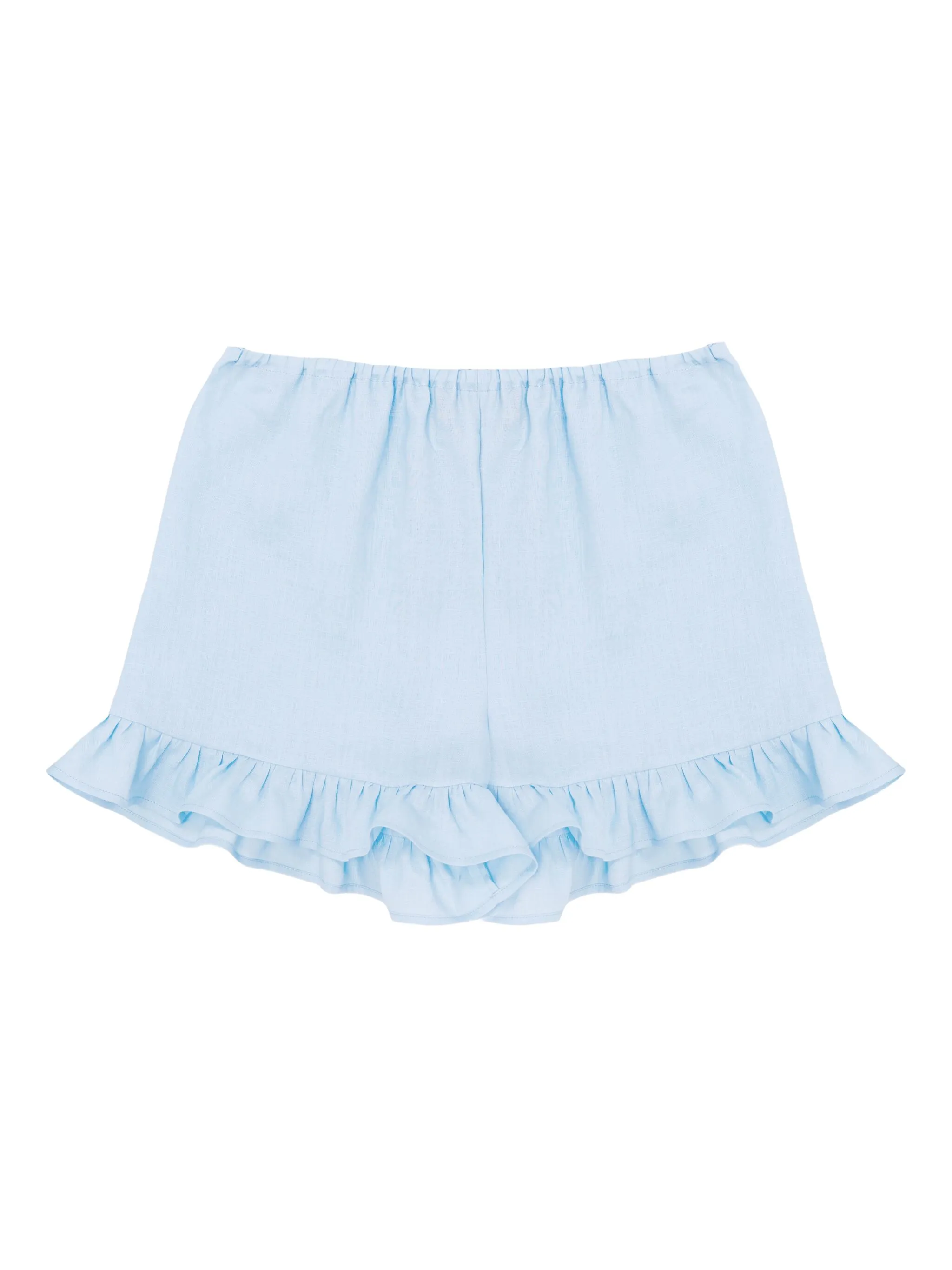 Комплект Cha Cha из топа и шортов с оборками Sleeper, синий
Комплект Cha Cha из топа и шортов с оборками Sleeper, синий