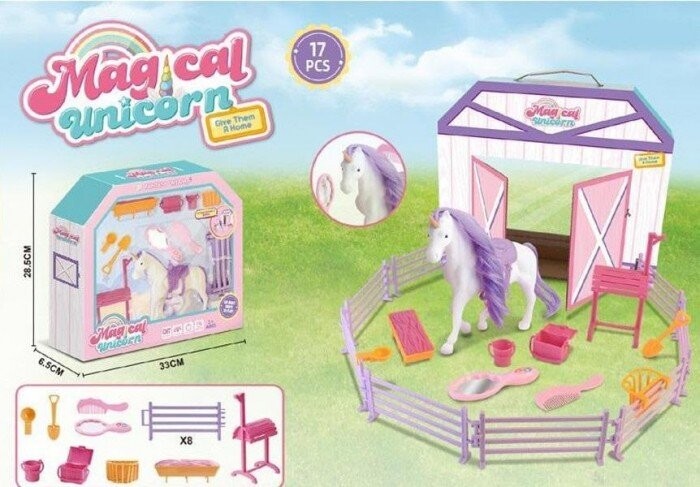 Единорог с аксессуарами Inna marka
Единорог с аксессуарами Inna marka