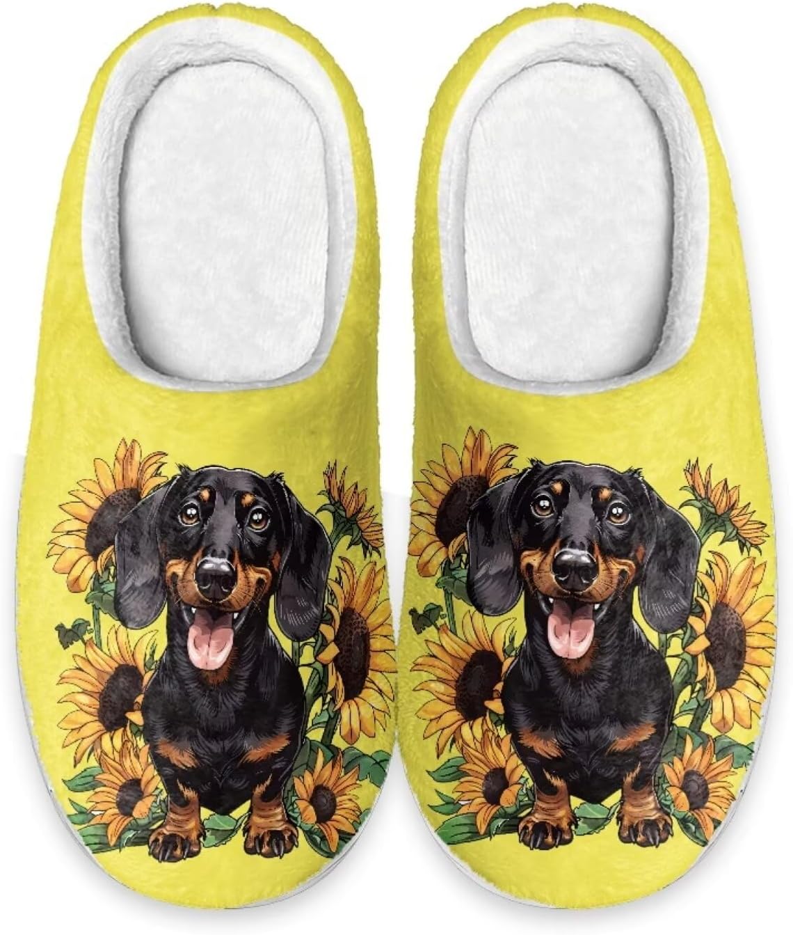 Милые тапочки Forchrinse с таксой, женские тапочки, мужские тапочки на мягкой подошве, уютные плюшевые зимние тапочки с эффектом памяти, нескользящие для дома и спальни, Sunflower Dachshund
Милые тапочки Forchrinse с таксой, женские тапочки, мужские тапочки на мягкой подошве, уютные плюшевые зимние тапочки с эффектом памяти, нескользящие для дома и спальни, Sunflower Dachshund