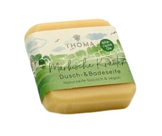 Thoma Herbs Märkische, Кусковое мыло, 100 г
Thoma Herbs Märkische, Кусковое мыло, 100 г