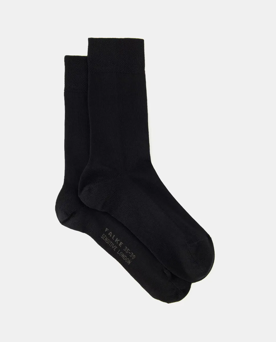 Чувствительный хлопковый носок Falke, черный
Чувствительный хлопковый носок Falke, черный