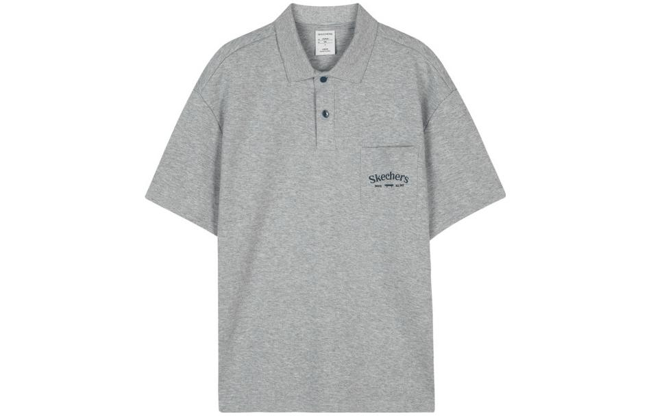 Футболка поло мужская средняя тёпло-серый Skechers
Футболка поло мужская средняя тёпло-серый Skechers
