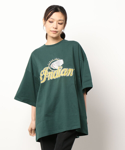 Футболка оверсайз с вышивкой и принтом INDIAN, темно-зеленый
Футболка оверсайз с вышивкой и принтом INDIAN, темно-зеленый