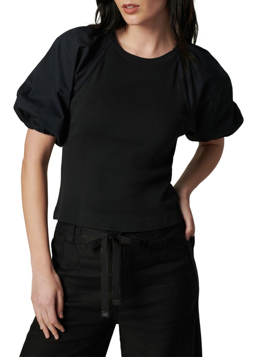 Хлопковый топ Lila Joe's Jeans, черный
Хлопковый топ Lila Joe's Jeans, черный