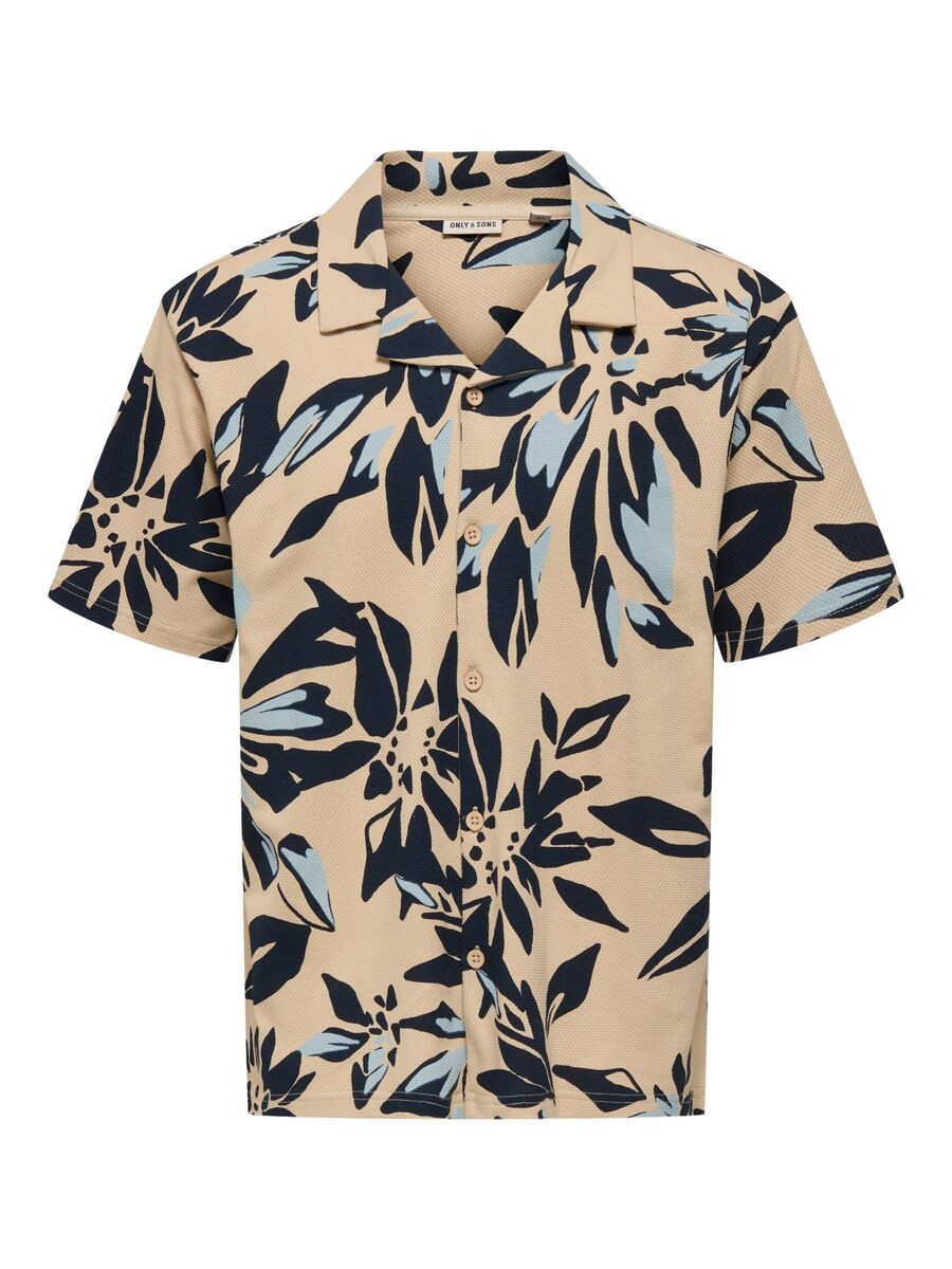 Рубашка на пуговицах Comfort fit Only & Sons Piero, темно-бежевый 
Рубашка на пуговицах Comfort fit Only & Sons Piero, темно-бежевый