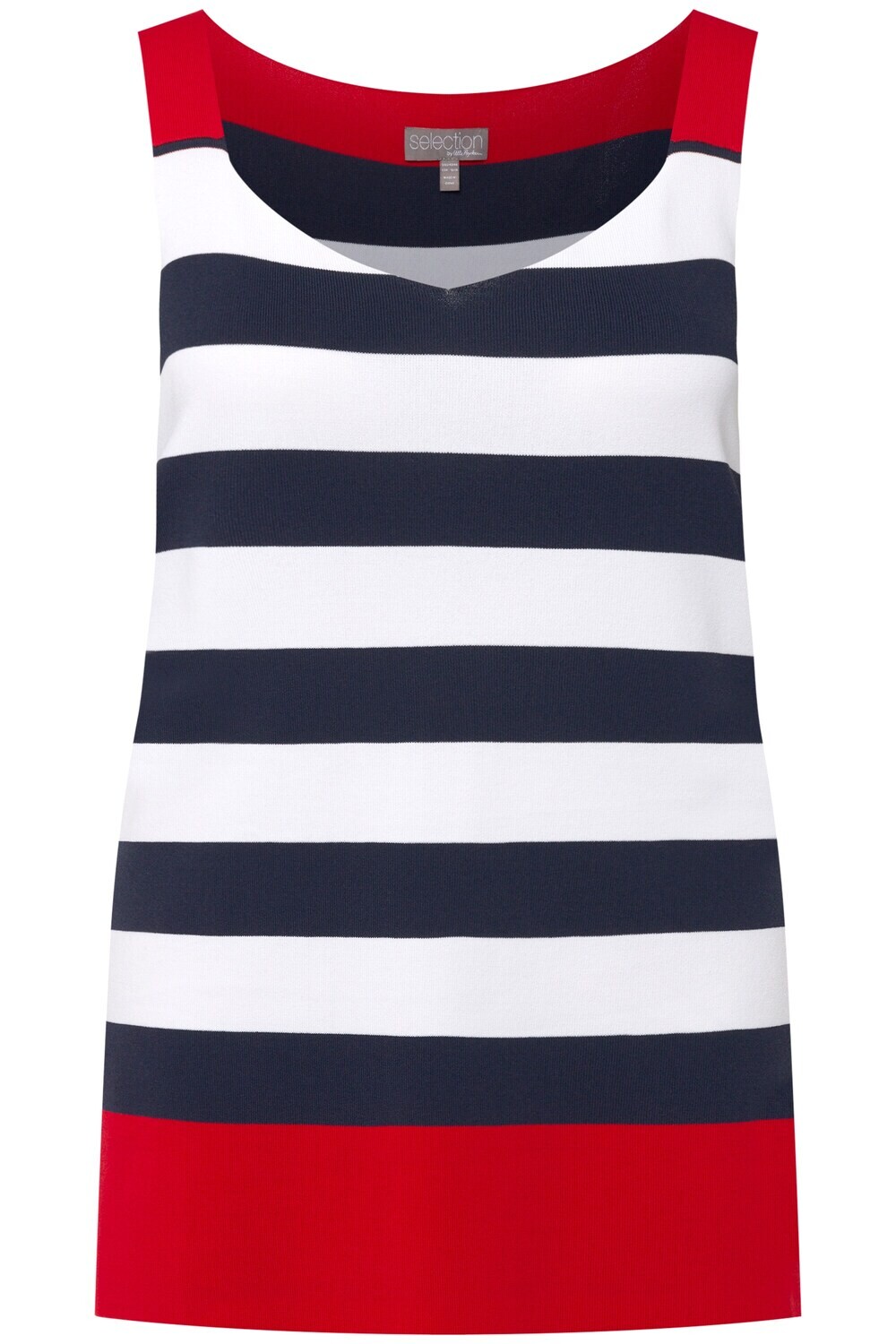 Свитер Ulla Popken, темно-синий/красный/белый
Свитер Ulla Popken, темно-синий/красный/белый