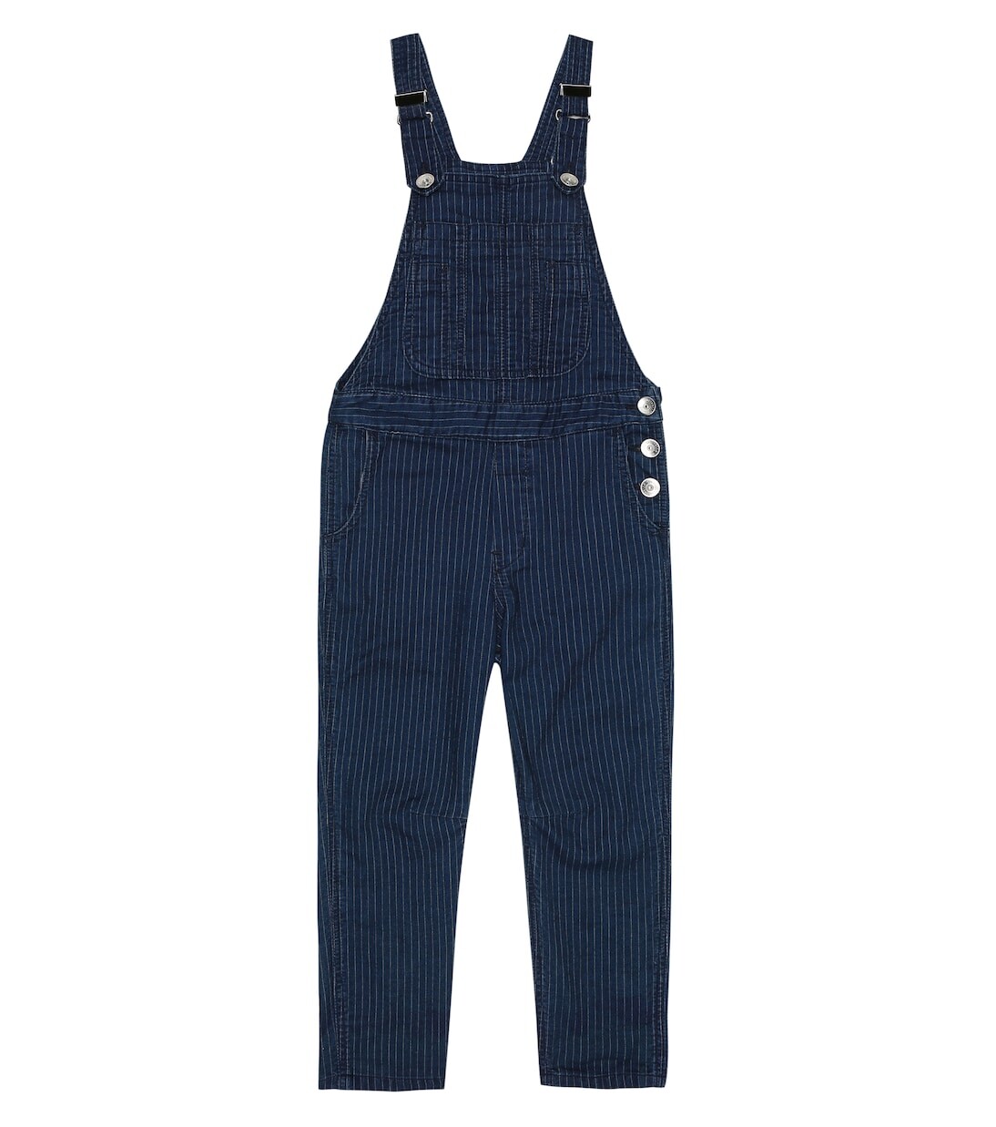 Джинсовый комбинезон в тонкую полоску Brunello Cucinelli, синий
Джинсовый комбинезон в тонкую полоску Brunello Cucinelli, синий