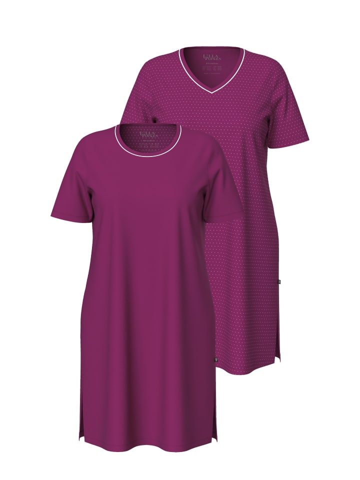 Ночная рубашка цвета фуксии Ulla Popken
Ночная рубашка цвета фуксии Ulla Popken