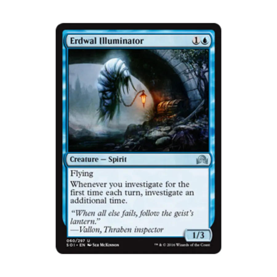 CCG Эрдваль-осветитель (U), MTG - Shadows Over Innistrad
CCG Эрдваль-осветитель (U), MTG - Shadows Over Innistrad