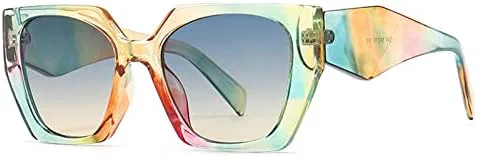 Ретро-солнцезащитные очки Polygon 2027 для женщин, модные прозрачные градиентные очки с защитой от УФ-излучения UV400 для мужчин MTZJH, Colorful Blue Tea
Ретро-солнцезащитные очки Polygon 2027 для женщин, модные прозрачные градиентные очки с защитой от УФ-излучения UV400 для мужчин MTZJH, Colorful Blue Tea