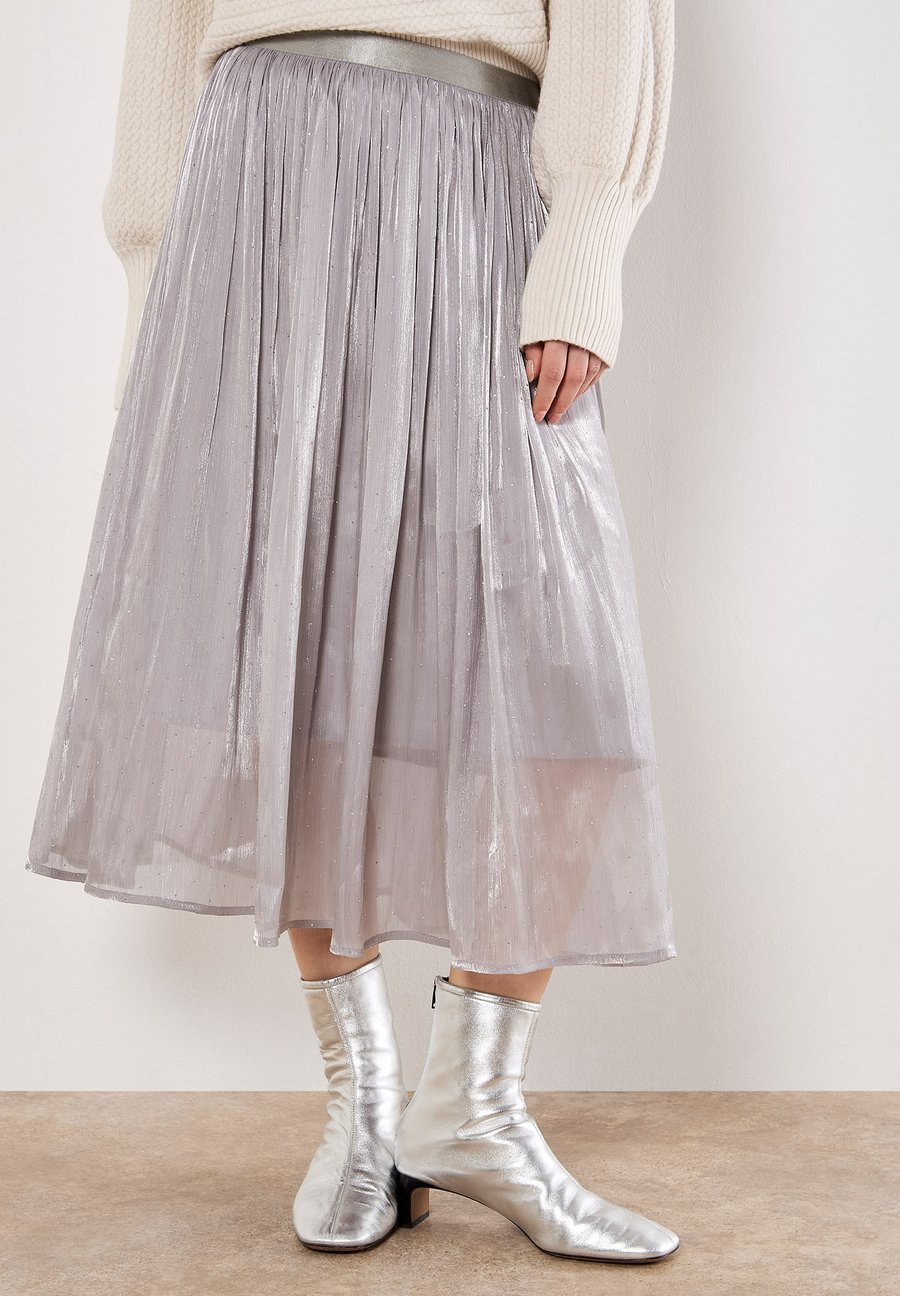 Юбка Apricot STUD METALLIC SHIMMER MIDI, Silver/Silver-Coloured
Юбка Apricot STUD METALLIC SHIMMER MIDI, Silver/Silver-Coloured
