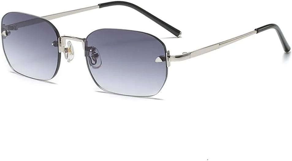 Солнцезащитные очки MUTYNE прямоугольной оправы для женщин, винтажные солнцезащитные очки для мужчин, без оправы, защита от ультрафиолета UV400, C4 Silverdoublegray
Солнцезащитные очки MUTYNE прямоугольной оправы для женщин, винтажные солнцезащитные очки для мужчин, без оправы, защита от ультрафиолета UV400, C4 Silverdoublegray