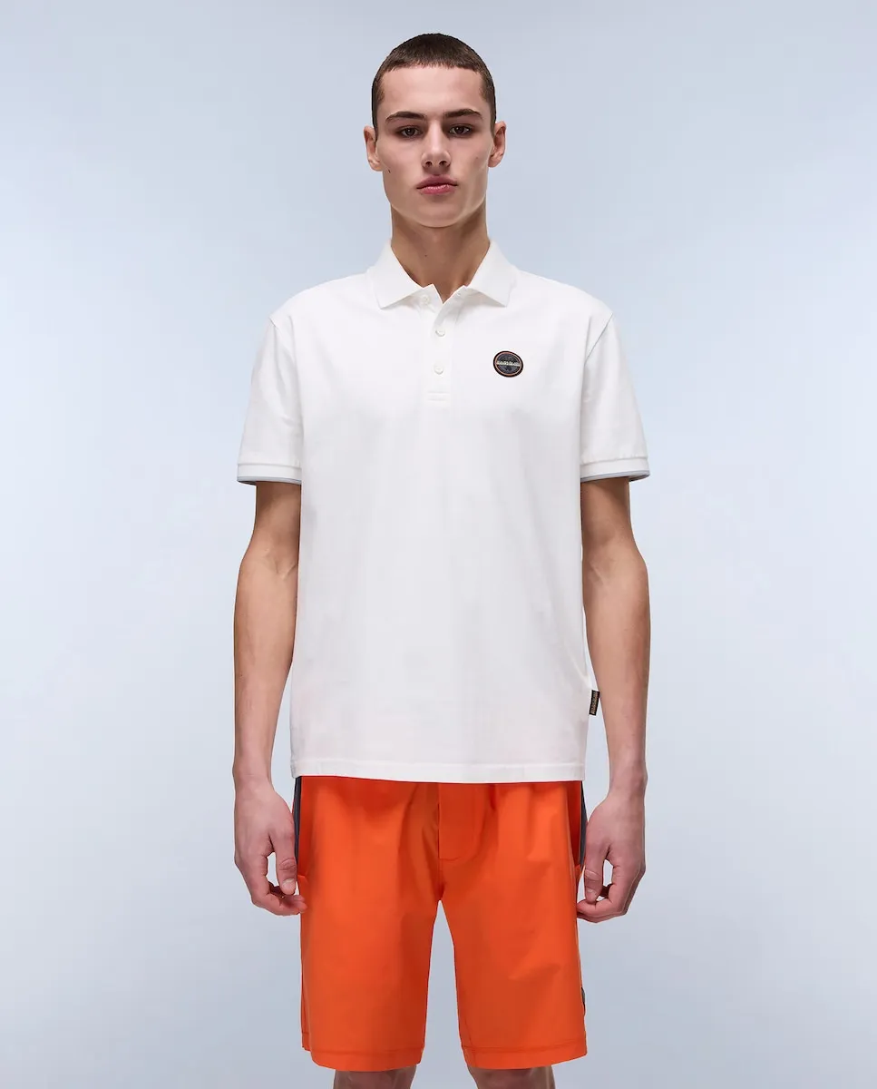 Мужская рубашка поло с короткими рукавами Badge Napapijri, белый
Мужская рубашка поло с короткими рукавами Badge Napapijri, белый
