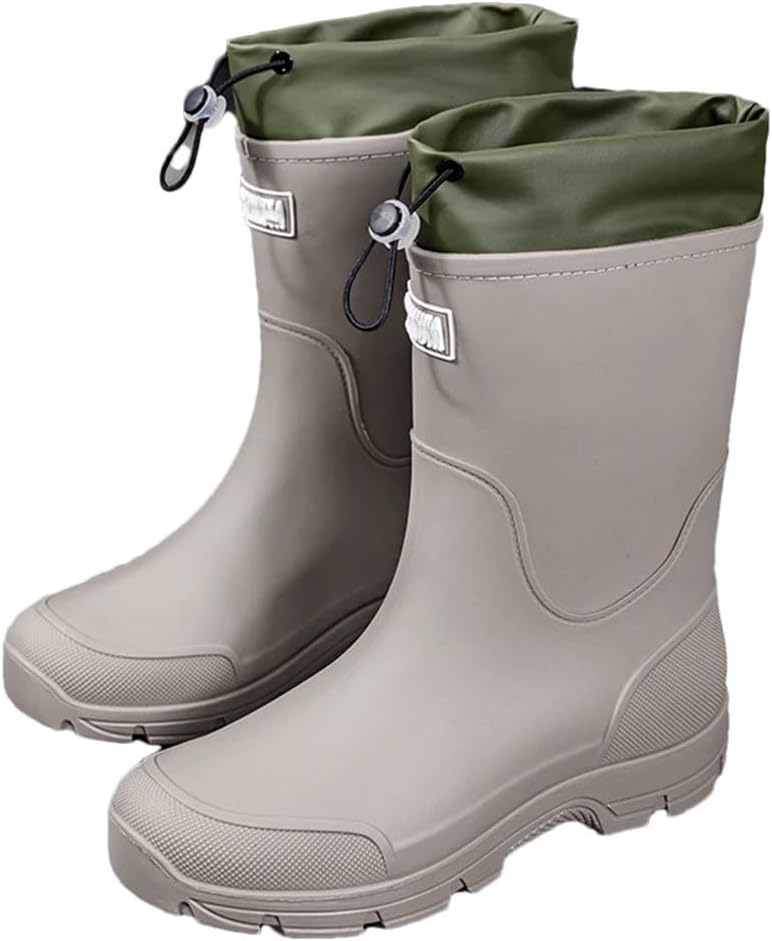 Мужские дождевые сапоги средней длины Стильные наружные водонепроницаемые нескользящие сапоги Generic, серый
Мужские дождевые сапоги средней длины Стильные наружные водонепроницаемые нескользящие сапоги Generic, серый