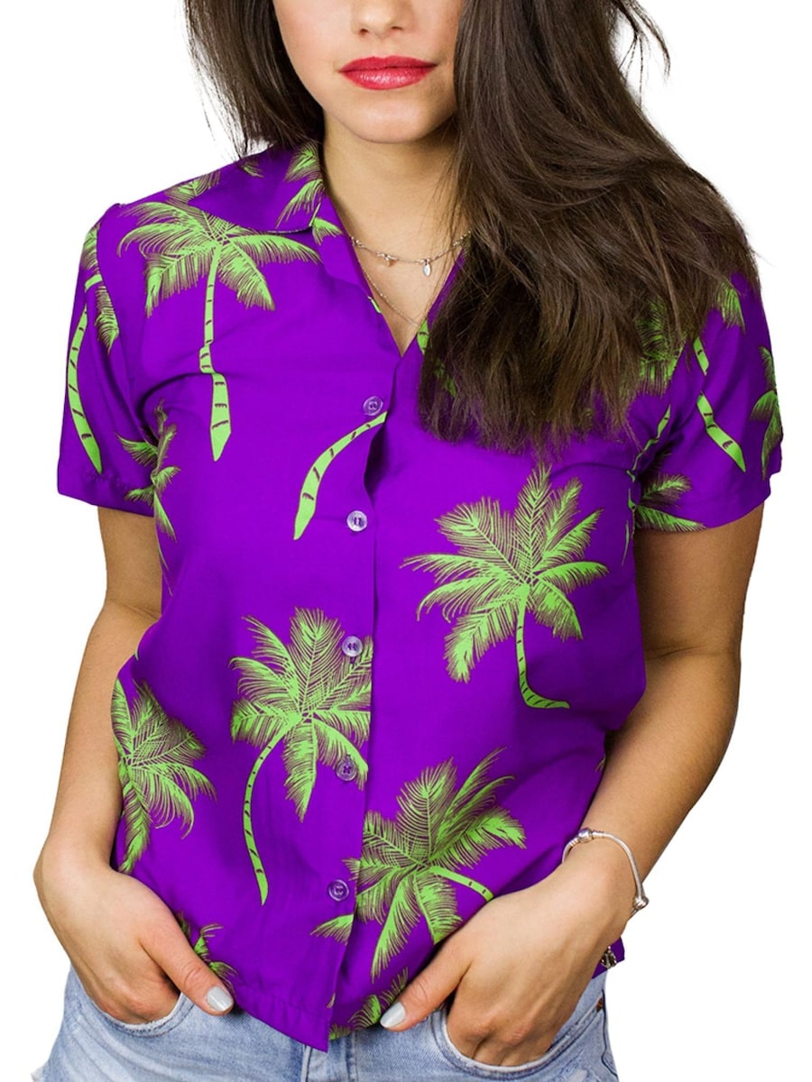 Блуза King Kameha Palmshadow, фиолетовый
Блуза King Kameha Palmshadow, фиолетовый