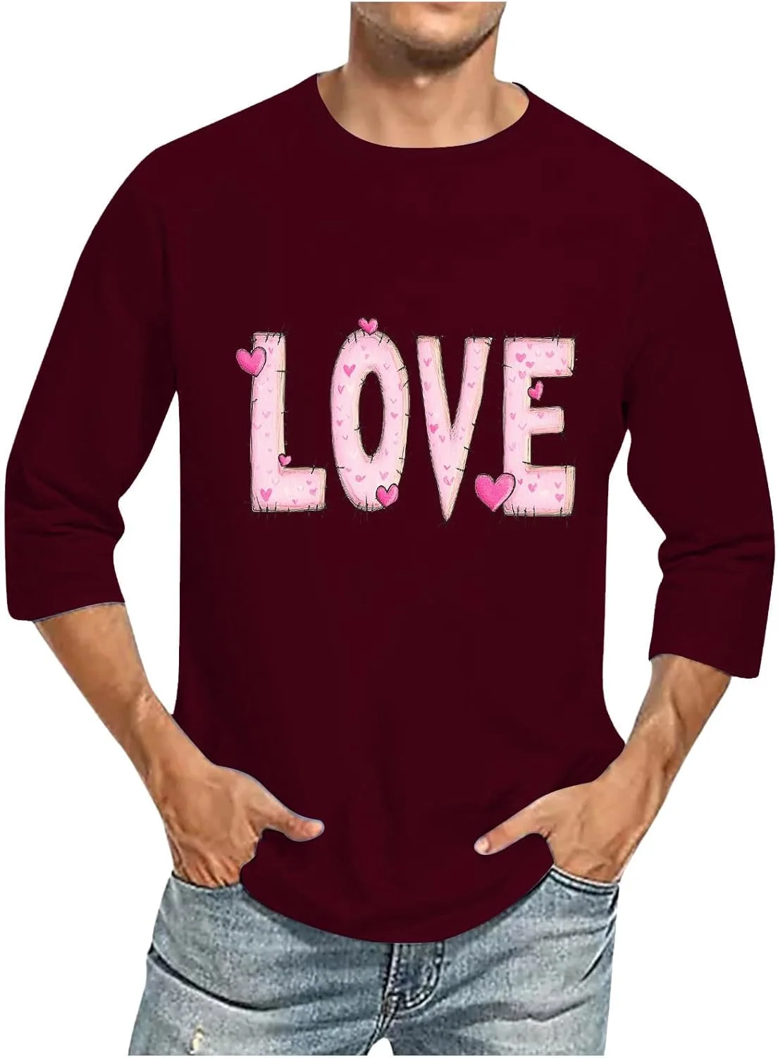 Футболка с 3/4 рукавом и принтом Funny Letter Print
Футболка с 3/4 рукавом и принтом Funny Letter Print