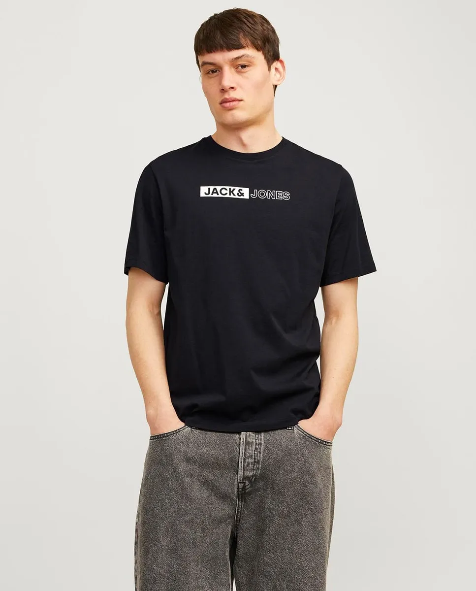 Мужская футболка с коротким рукавом Jack & Jones, черный
Мужская футболка с коротким рукавом Jack & Jones, черный