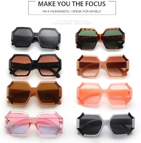 Уникальные солнцезащитные очки многоугольной квадратной формы с градиентными линзами для женщин. Классические ретро-винтажные большие очки для леди MTZJH, Tea Tea
Уникальные солнцезащитные очки многоугольной квадратной формы с градиентными линзами для женщин. Классические ретро-винтажные большие очки для леди MTZJH, Tea Tea