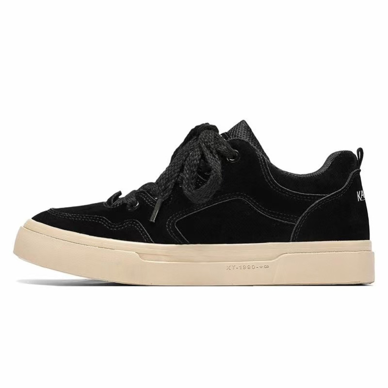 KAISER Антискользящие износостойкие низкие скейтерские кроссовки мужские - черные, цвет Black
KAISER Антискользящие износостойкие низкие скейтерские кроссовки мужские - черные, цвет Black