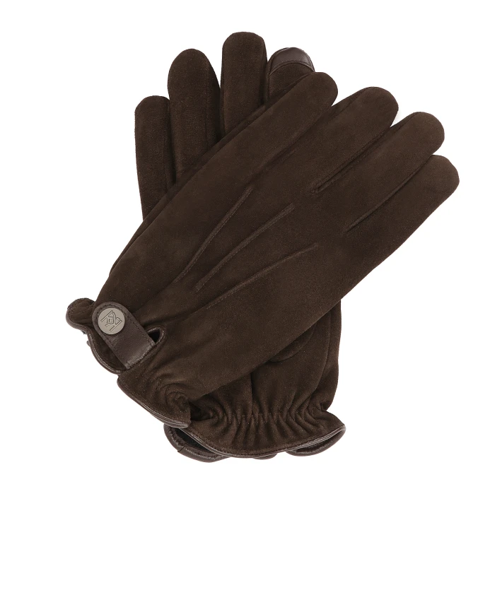 Замшевые перчатки с сенсорным экраном Kazar, коричневый 
Замшевые перчатки с сенсорным экраном Kazar, коричневый