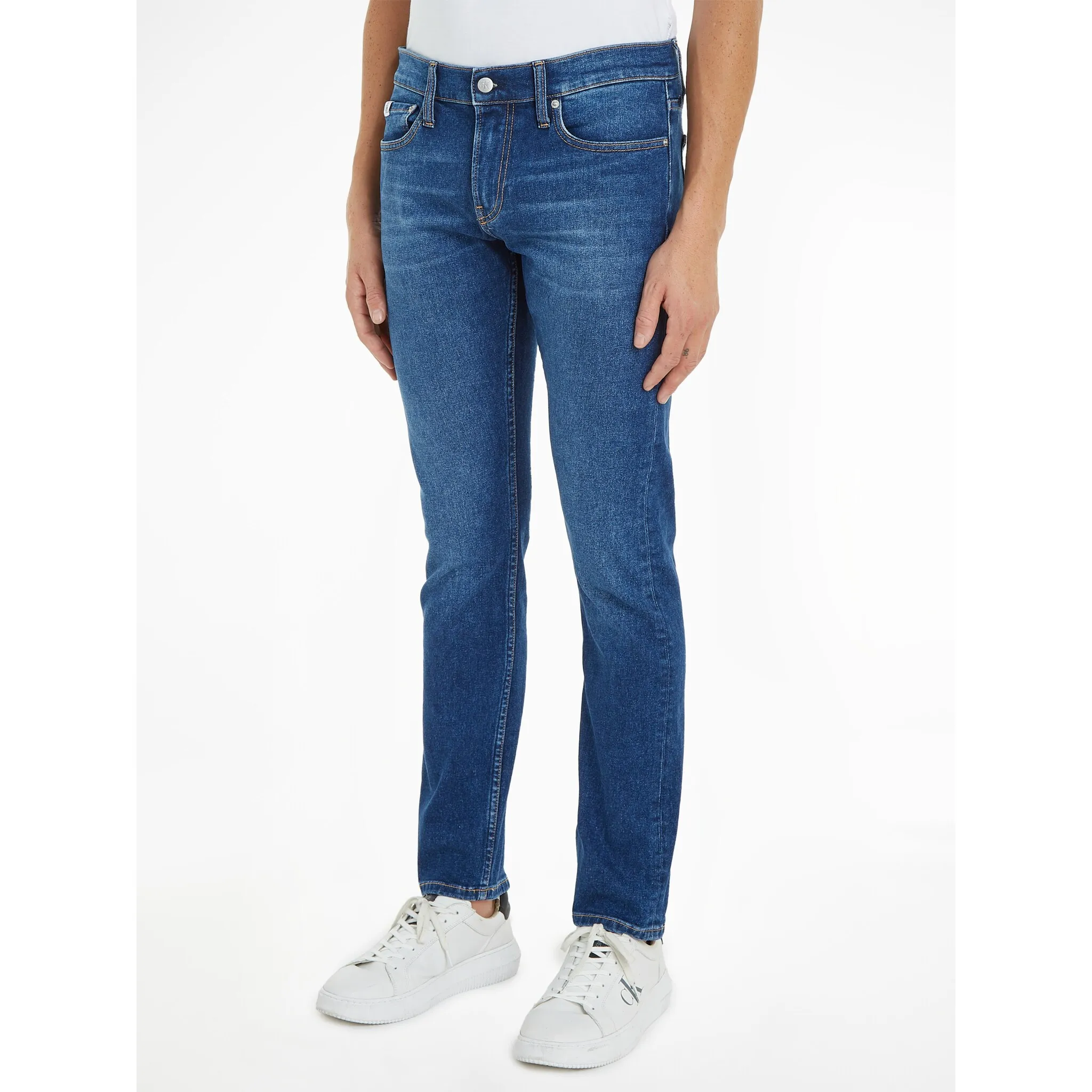 Узкие джинсы Calvin Klein Jeans "SLIM", с пятью карманами, джинсовый
Узкие джинсы Calvin Klein Jeans "SLIM", с пятью карманами, джинсовый