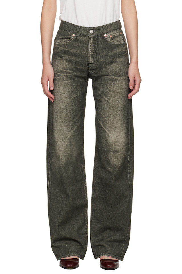 Our Legacy Серые джинсы с разрезом вата
Our Legacy Серые джинсы с разрезом вата