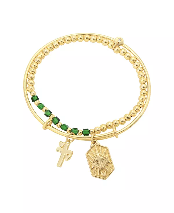 Браслет «Вера дуэт» из стеклянных бусин Unwritten, gold
Браслет «Вера дуэт» из стеклянных бусин Unwritten, gold