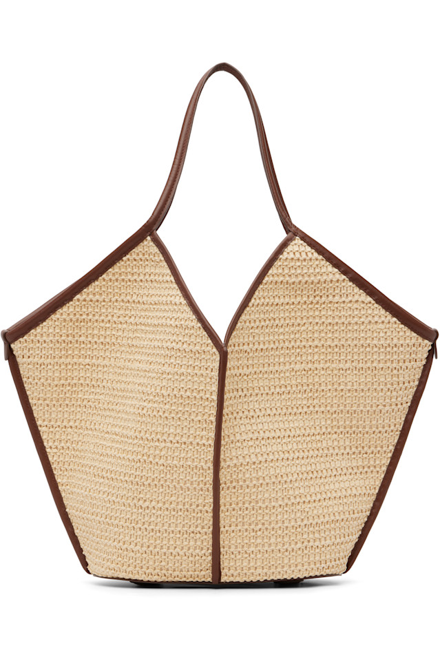 Hereu Бежевая сумка-тоут из рафии Calella
Hereu Бежевая сумка-тоут из рафии Calella