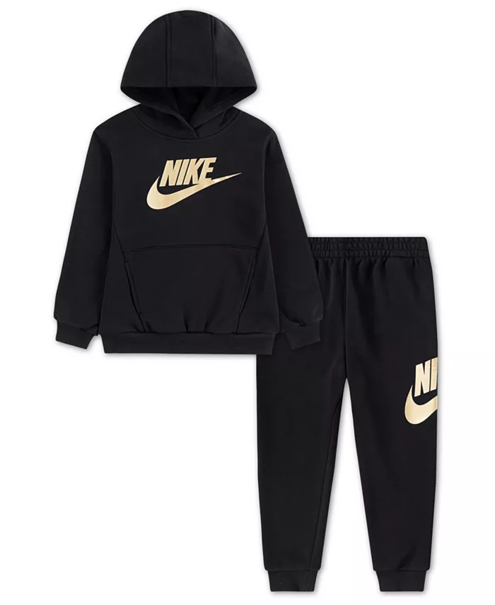 Мальчики 4-7 лет толстовка с логотипом Club Fleece с длинными рукавами и спортивные штаны, комплект из 2 предметов Nike, черный
Мальчики 4-7 лет толстовка с логотипом Club Fleece с длинными рукавами и спортивные штаны, комплект из 2 предметов Nike, черный