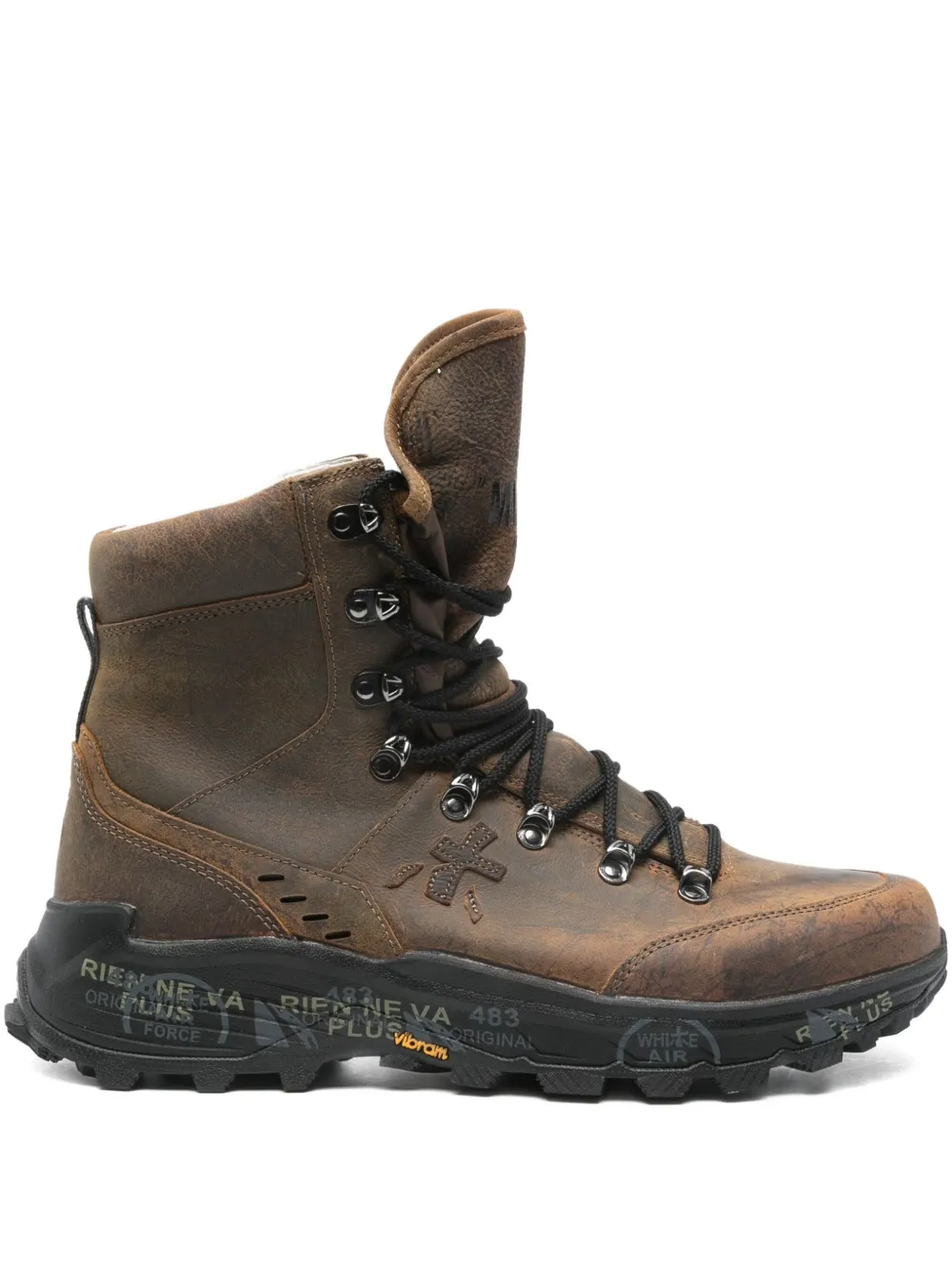 Кроссовки Midtreck на шнуровке Premiata, коричневый
Кроссовки Midtreck на шнуровке Premiata, коричневый