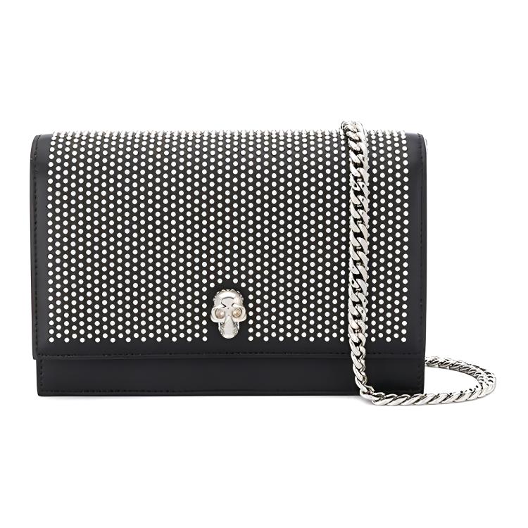 Alexander McQueen Кожаная сумка через плечо для женщин черная
Alexander McQueen Кожаная сумка через плечо для женщин черная