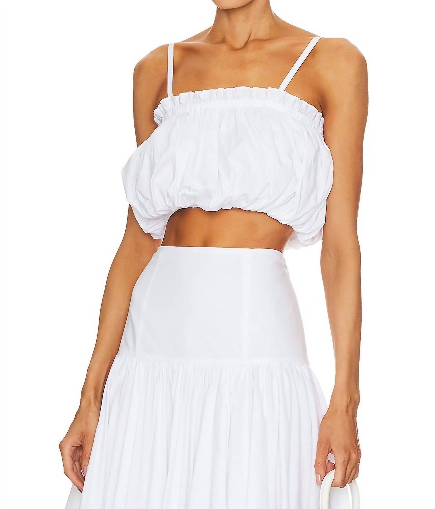 Ivee Crop Puffball Топ без рукавов белый Cinq a sept
Ivee Crop Puffball Топ без рукавов белый Cinq a sept