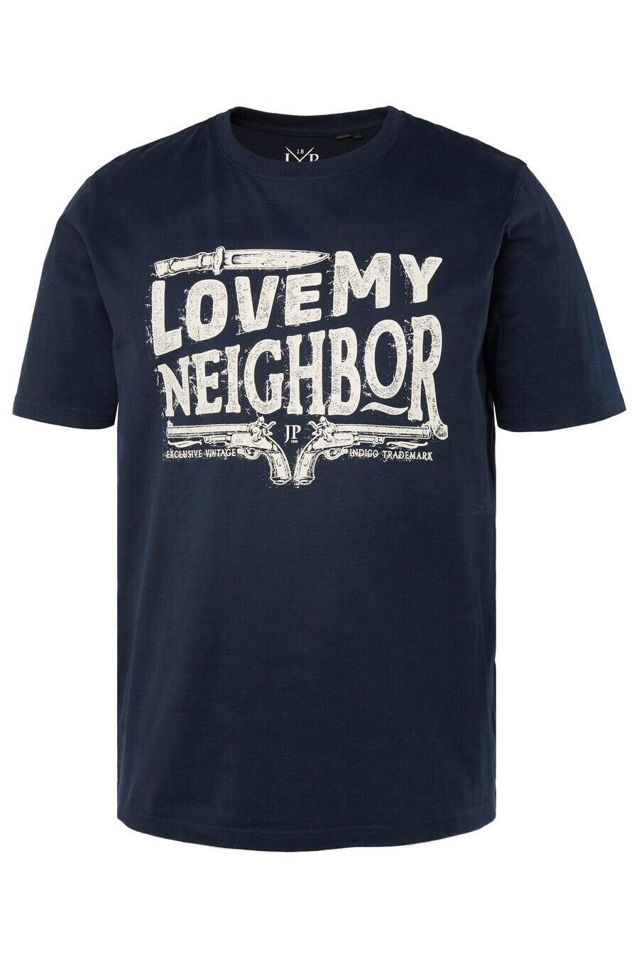 Классическая футболка JP1880 Shirt, темно-синий 
Классическая футболка JP1880 Shirt, темно-синий