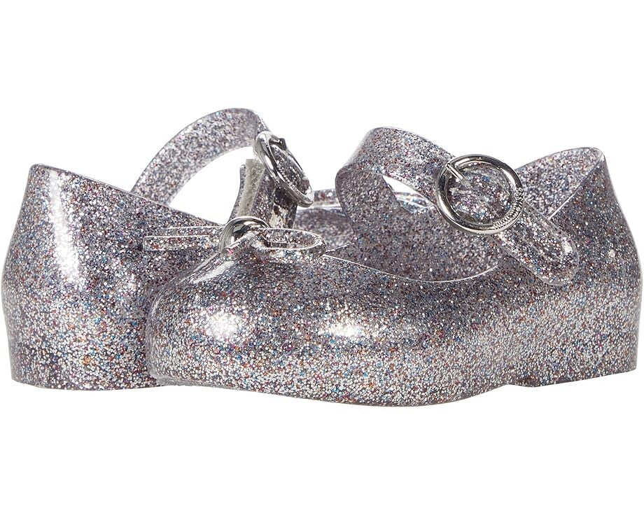 Mini Melissa Мини-сандалии Melissa Sweet Love для девочек, серебристые с блестками, модель Мэри Джейн, KHD2296
Mini Melissa Мини-сандалии Melissa Sweet Love для девочек, серебристые с блестками, модель Мэри Джейн, KHD2296