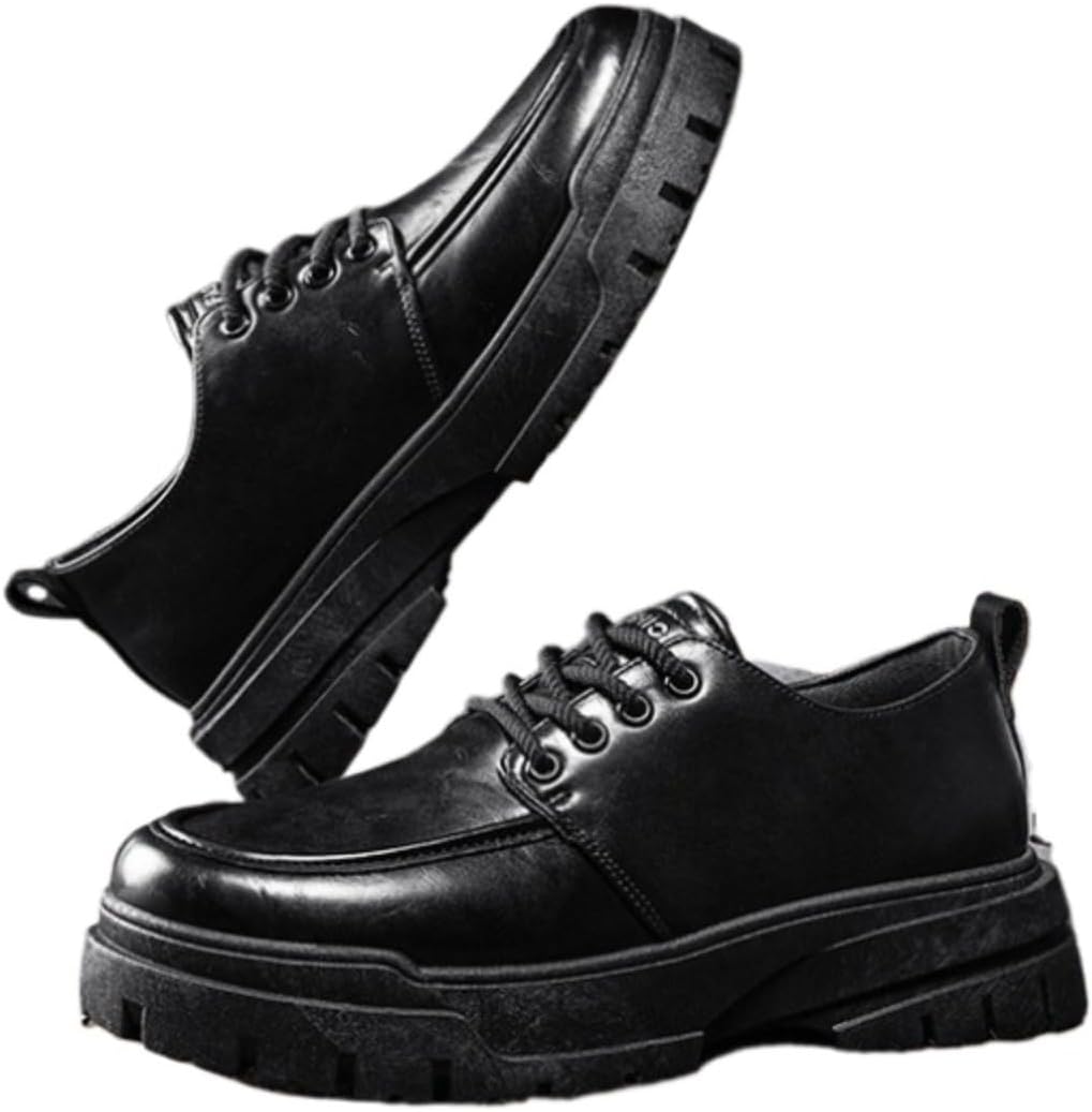 Мужские оксфорды с толстой подошвой, ботинки и повседневные кроссовки, приподнятая платформа в колледж-стиле Azttoztto, черный
Мужские оксфорды с толстой подошвой, ботинки и повседневные кроссовки, приподнятая платформа в колледж-стиле Azttoztto, черный