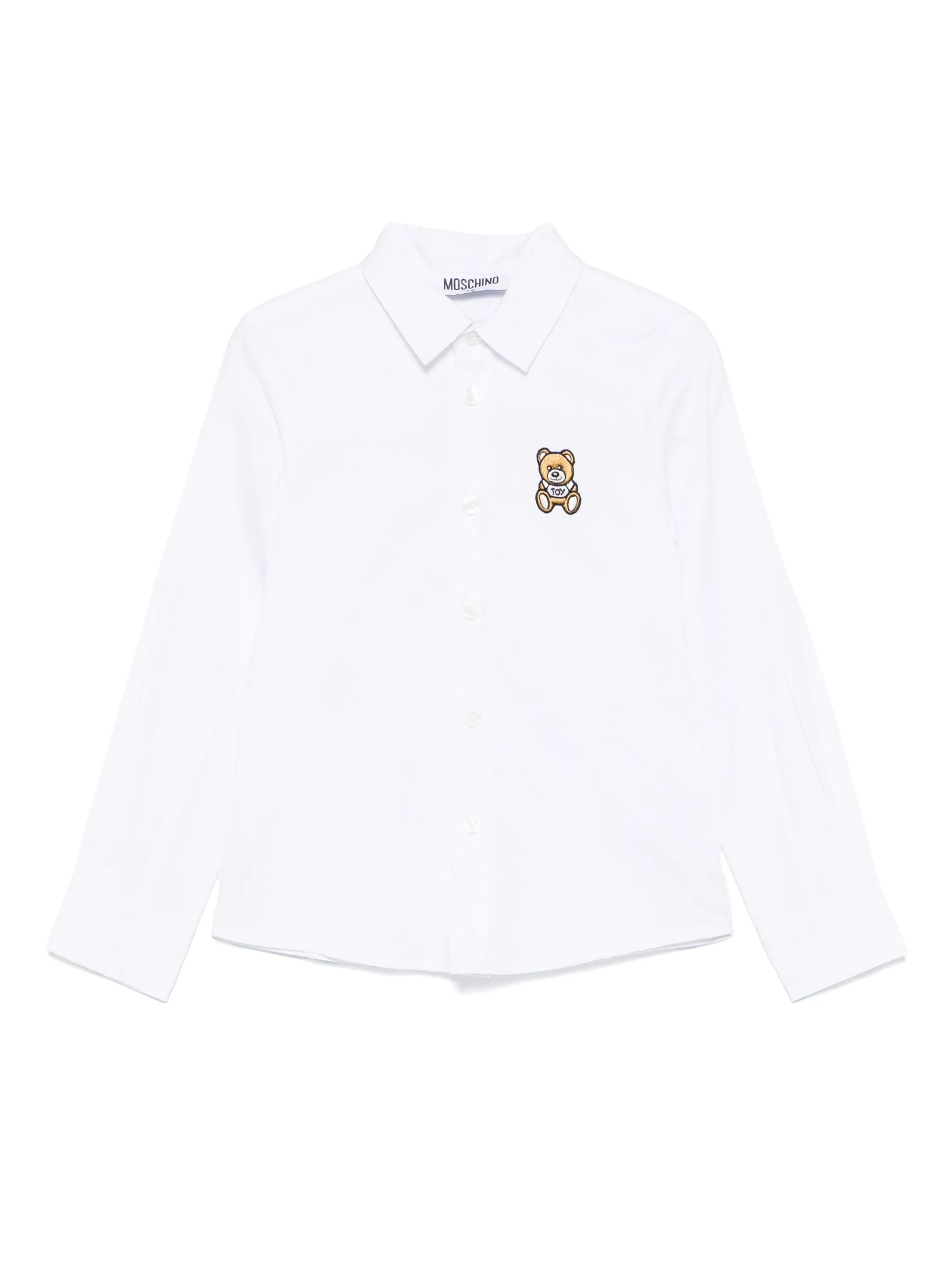 Рубашка с нашивкой Leo Teddy Moschino Kids, белый
Рубашка с нашивкой Leo Teddy Moschino Kids, белый