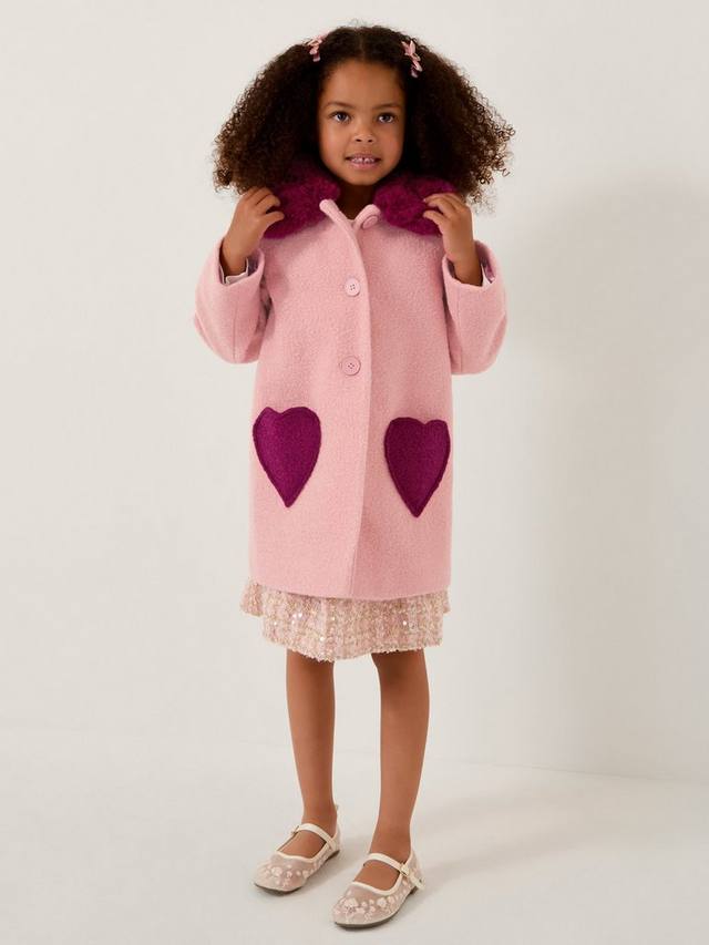 Детское пальто с меховым сердцем Monsoon, Pink
Детское пальто с меховым сердцем Monsoon, Pink