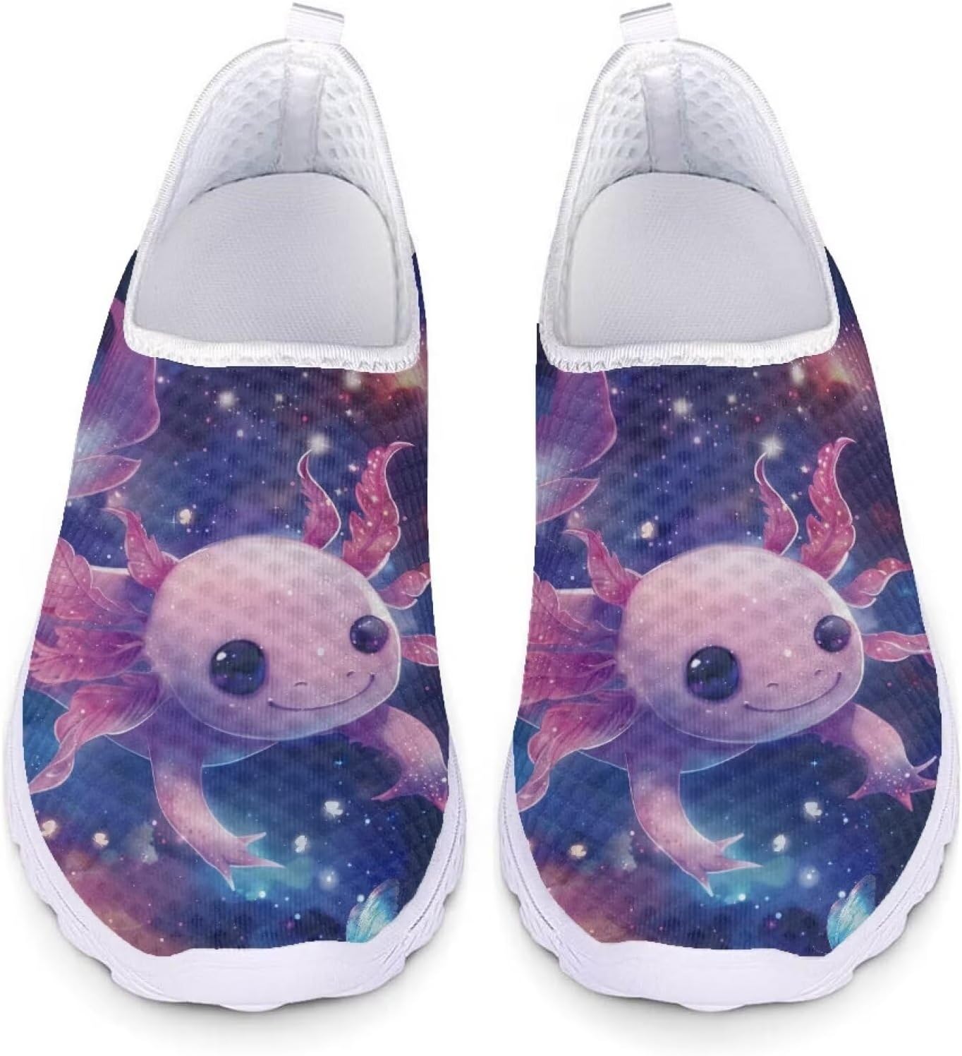 Кроссовки Veniyate легкие повседневные для женщин и мужчин, с запрокидыванием, летние пляжные акваобувь, спортивная обувь, Galaxy Axolotl
Кроссовки Veniyate легкие повседневные для женщин и мужчин, с запрокидыванием, летние пляжные акваобувь, спортивная обувь, Galaxy Axolotl