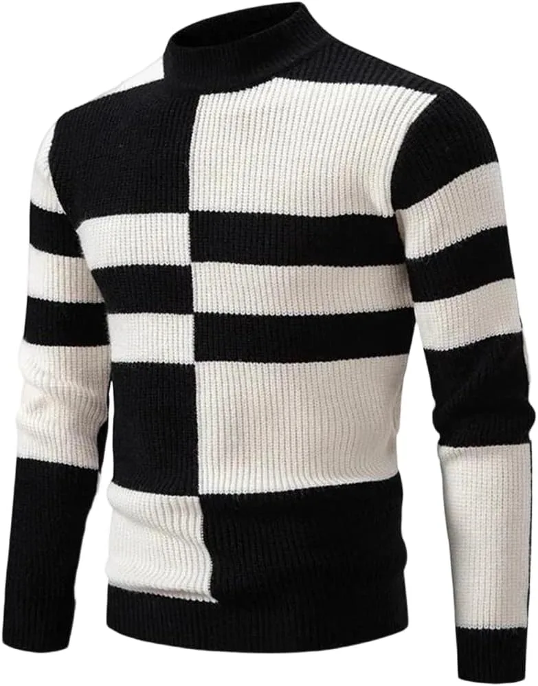 Мужской повседневный теплый свитер с круглым вырезом
Мужской повседневный теплый свитер с круглым вырезом