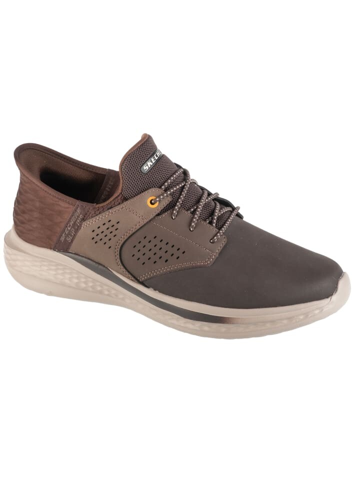 Кроссовки на шнуровке Skechers Slip-Ins: Slade - Macklin, коричневый
Кроссовки на шнуровке Skechers Slip-Ins: Slade - Macklin, коричневый