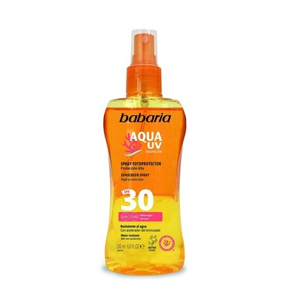 Aqua Bifasica Spf30 УФ-спрей 200 мл, Babaria
Aqua Bifasica Spf30 УФ-спрей 200 мл, Babaria