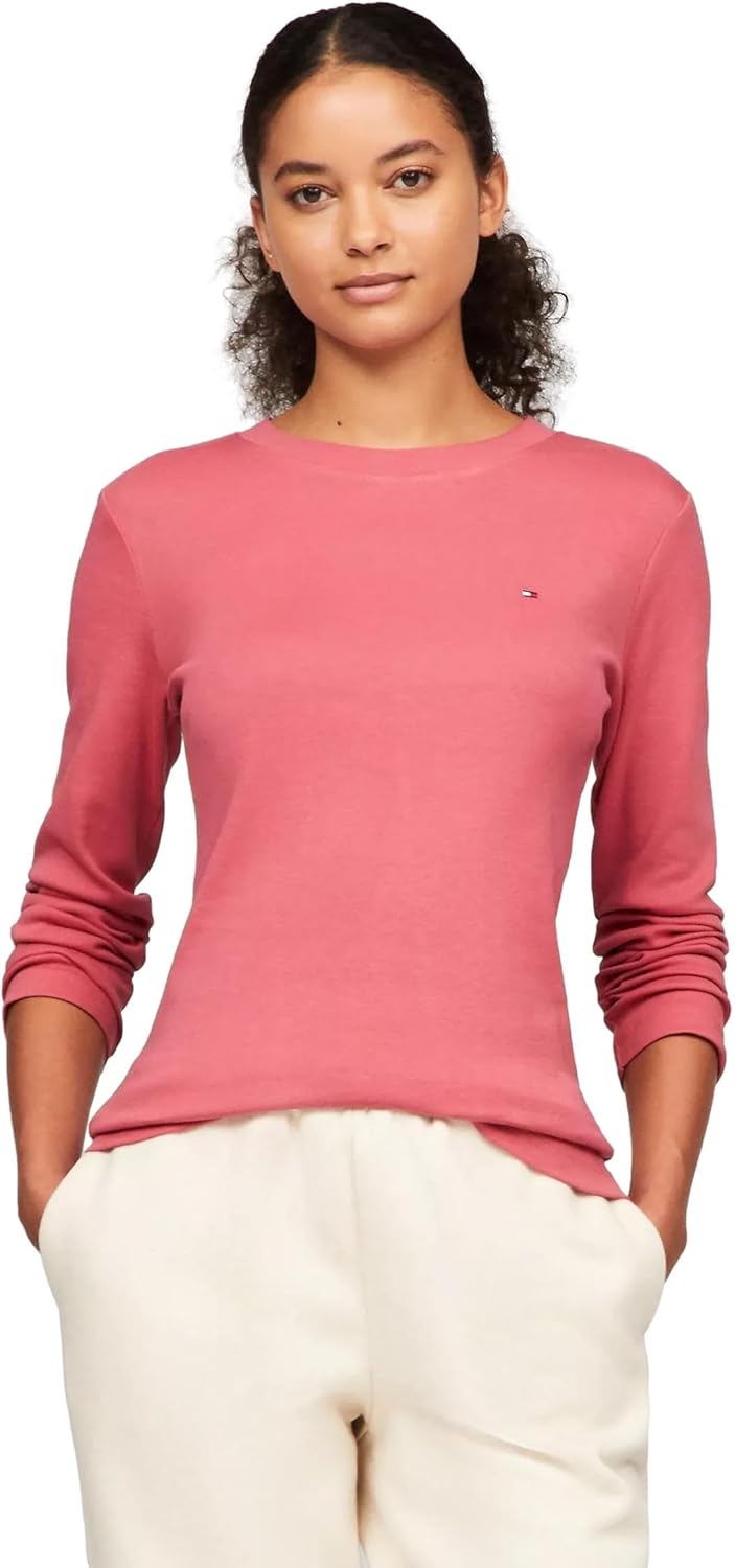 Женский лонгслив с узором пейсли от Tommy Hilfiger, Light Crimson
Женский лонгслив с узором пейсли от Tommy Hilfiger, Light Crimson